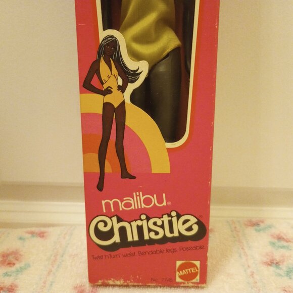 Mint-in-Box Rare Vintage 1975 Malibu Christie Barbie Doll, No. 7745 - Picture 7 of 15